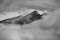 Gurglitzen and Böse Nase in clouds