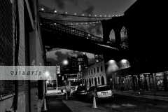 Brooklyn Bridge by night