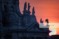 Facade of Basilica di Santa Maria della Salute