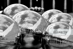 Chrome silver spheres balls